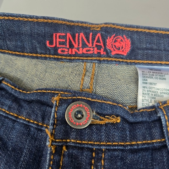 Cinch Jenna 32R Slim Bootcut Stretch Denim Western Jeans 32x32 - Picture 10 of 14
